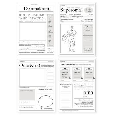 Printable krant speciaal voor Oma!