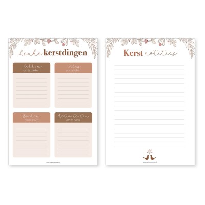 Kerstplanner | Printable | Writemoments