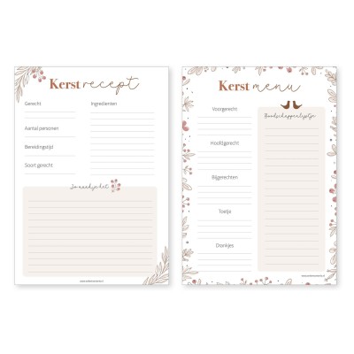 Kerstplanner | Printable | Writemoments