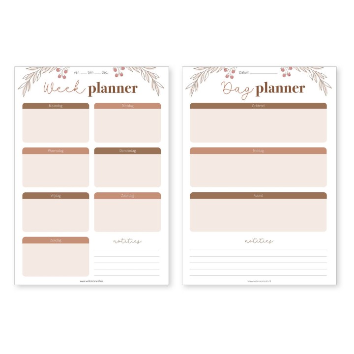 Kerstplanner | Printable | Writemoments