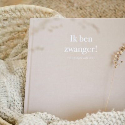 Zwangerschapsdagboek kopen? Luxe linnen cover | Writemoments