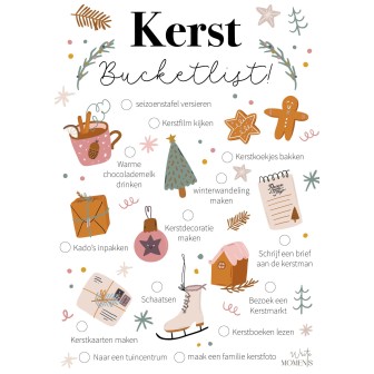 Kerst bucket list | printable | Writemoments