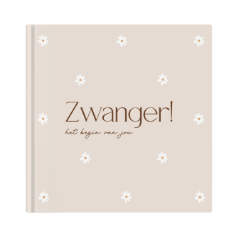 Zwangerschapsdagboek | madelief | hardcover omslag