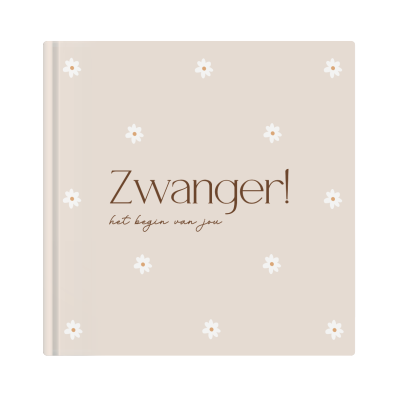 Zwangerschapsdagboek | madelief | hardcover omslag