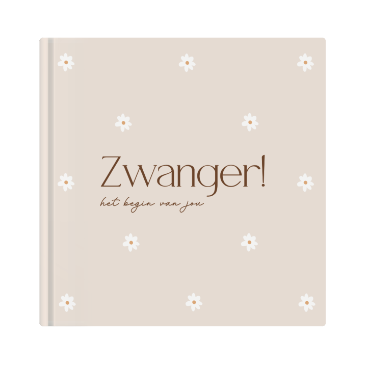 Zwangerschapsdagboek | madelief | hardcover omslag