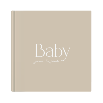 Babyboek 'Jouw 1e jaar' neutraal | Writemoments