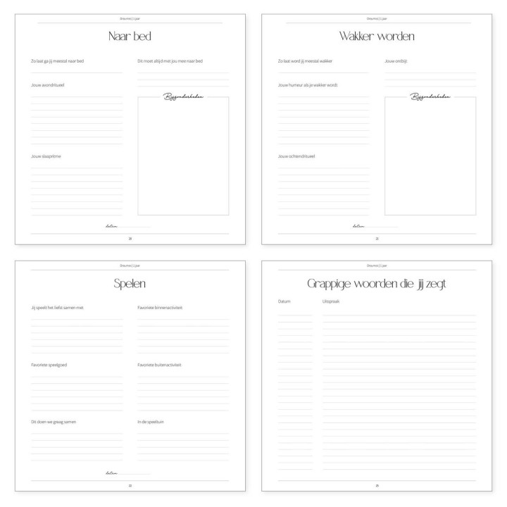 Opgroeiboek 'Dreumes & peuter, jij bent 1 t/m 3 jaar'