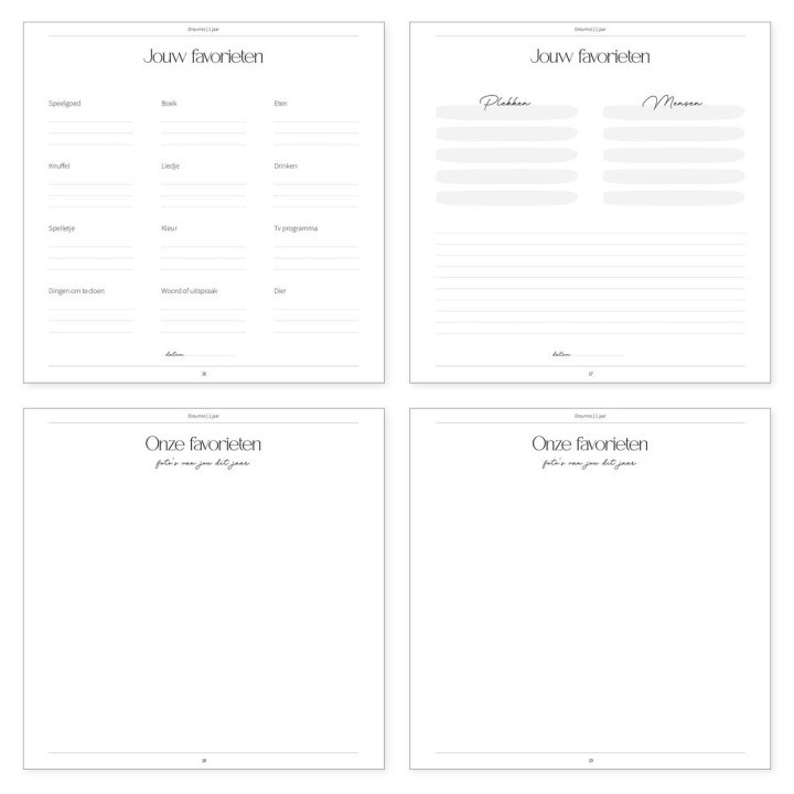 Opgroeiboek 'Dreumes & peuter, jij bent 1 t/m 3 | neutraal