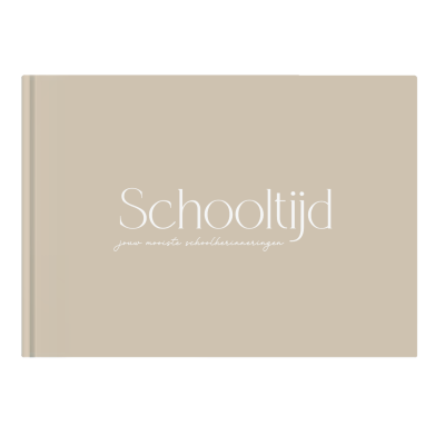 Schoolfotoboek | neutraal | hardcover | Writemoments