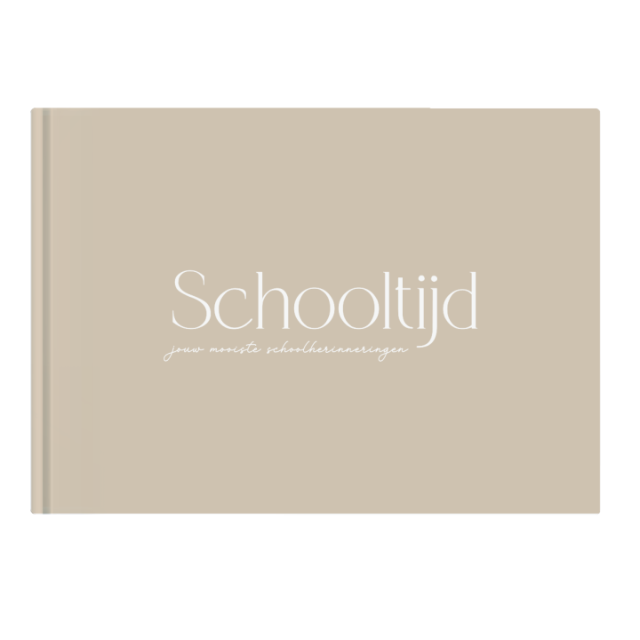 Schoolfotoboek | neutraal | hardcover | Writemoments