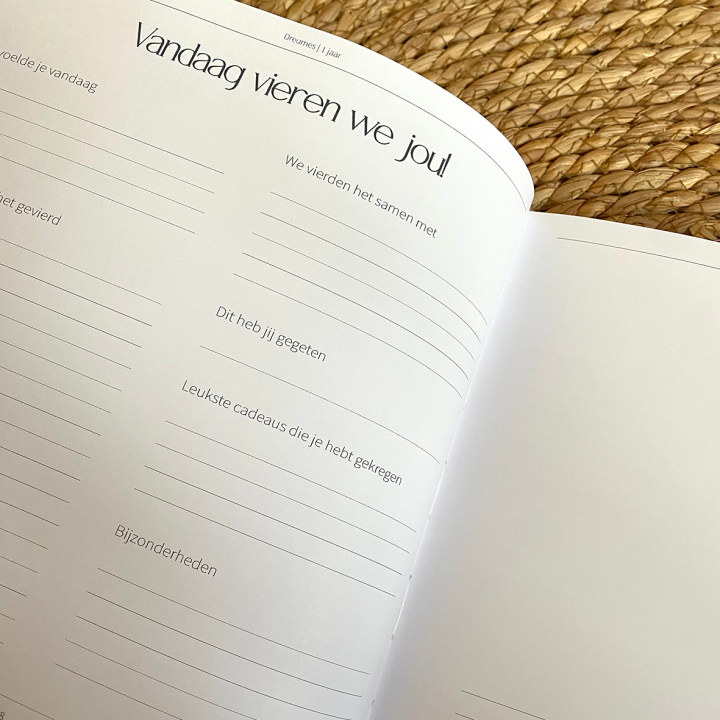 Opgroeiboek 'Dreumes & peuter, jij bent 1 t/m 3 jaar'