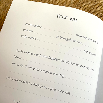 Opgroeiboek 'Dreumes & peuter, jij bent 1 t/m 3 jaar'