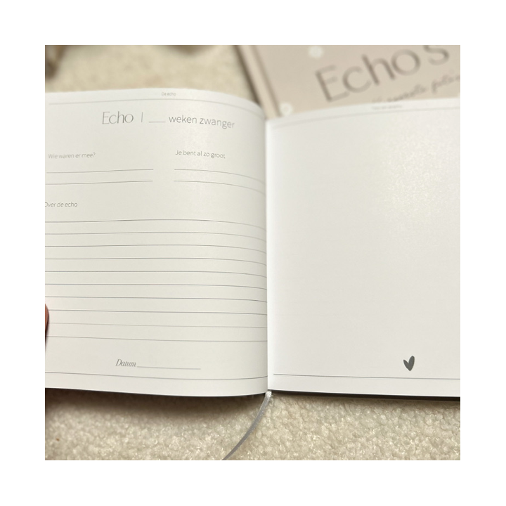 Echoboekje 'Echo's' | madelief | hardcover | Writemoments
