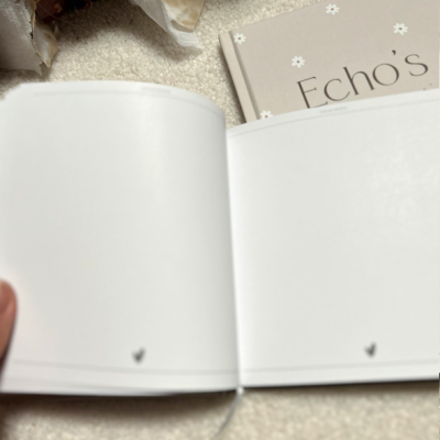 Echoboekje 'Echo's' | madelief | hardcover | Writemoments