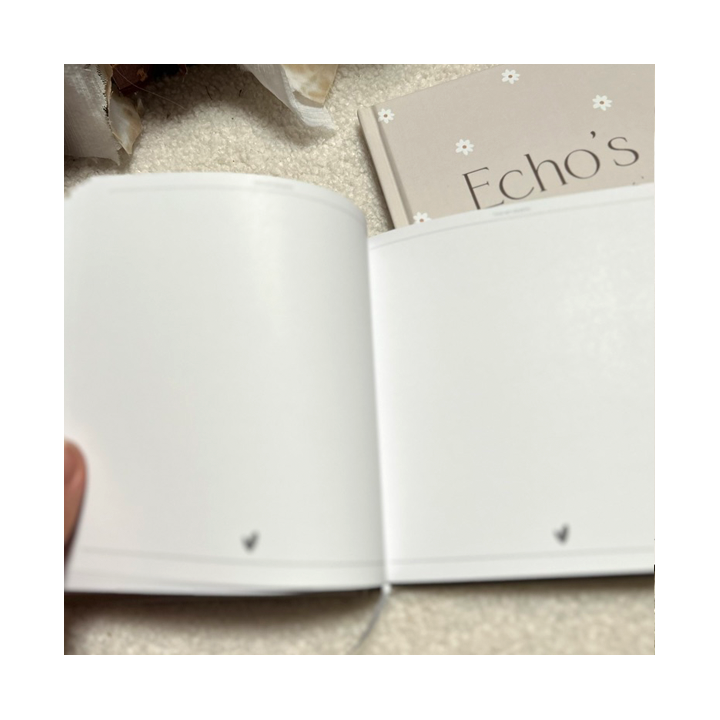 Echoboekje 'Echo's' | neutraal | hardcover | Writemoments