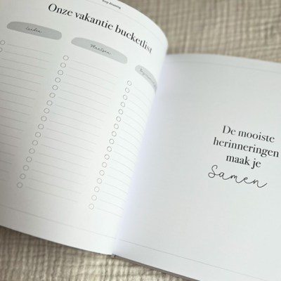 Vakantiedagboek familie | Writemoments