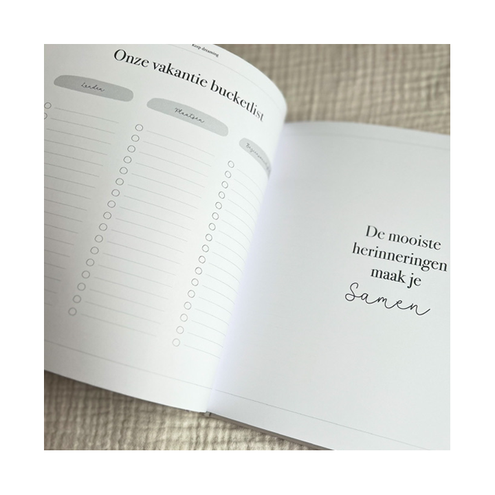 Vakantiedagboek familie | Writemoments