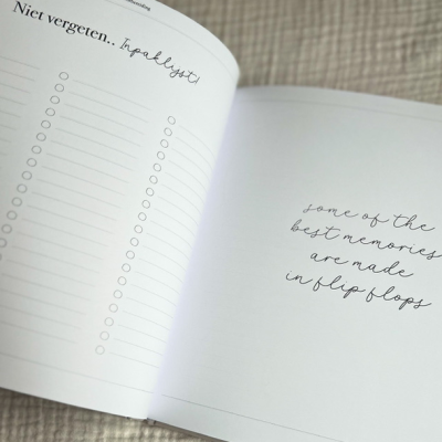 Vakantiedagboek familie | Writemoments