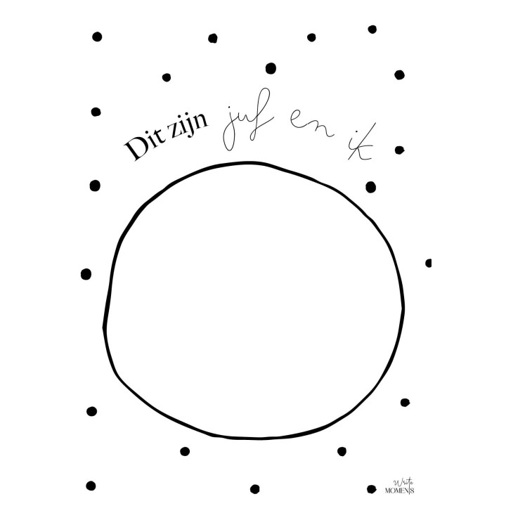 Rapport voor de juf (printable) | Writemoments