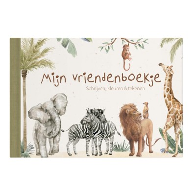 Het vriendenboekje safari | Writemoments