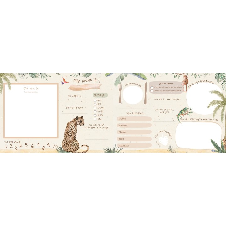 Het vriendenboekje safari | Writemoments