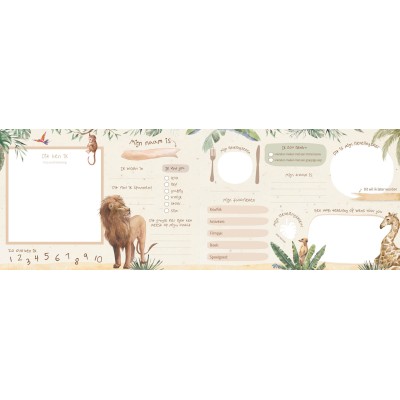 Het vriendenboekje safari | Writemoments