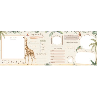 Het vriendenboekje safari | Writemoments