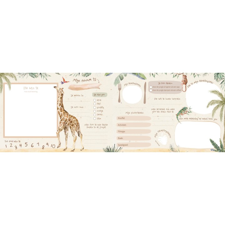 Het vriendenboekje safari | Writemoments