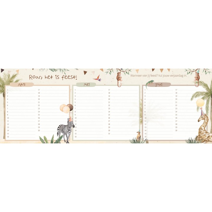 Het vriendenboekje safari | Writemoments