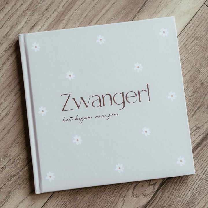 Zwangerschapsdagboek | madelief | hardcover omslag
