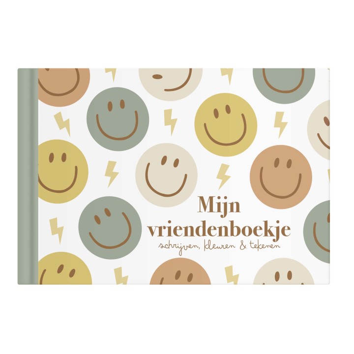 Vriendenboekje smiley, het | schrijven, tekenen & kleuren