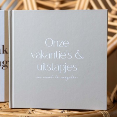 Vakantiedagboek 'Onze vakanties en uitstapjes' -