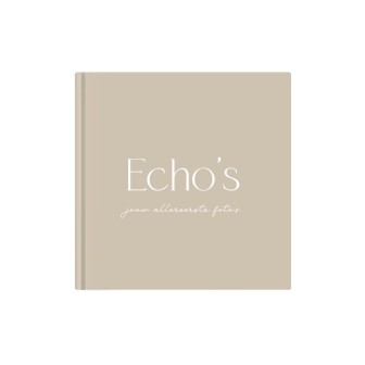 Echoboekje 'Echo's' | neutraal | hardcover | Writemoments