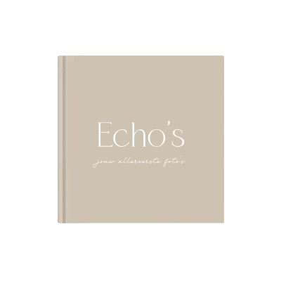 Echoboekje 'Echo's' | neutraal | hardcover | Writemoments