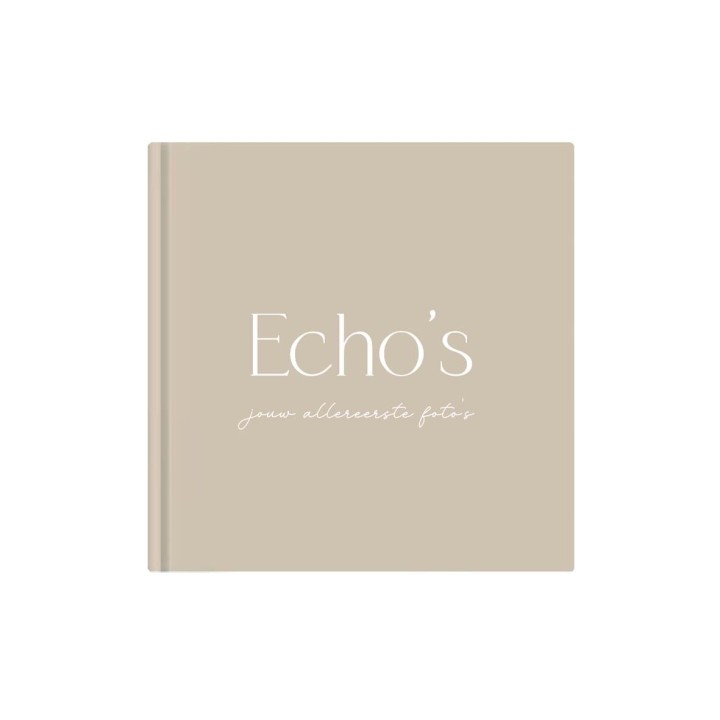 Echoboekje 'Echo's' | neutraal | hardcover | Writemoments