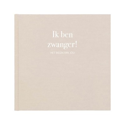 Zwangerschapsdagboek kopen? Luxe linnen cover | Writemoments