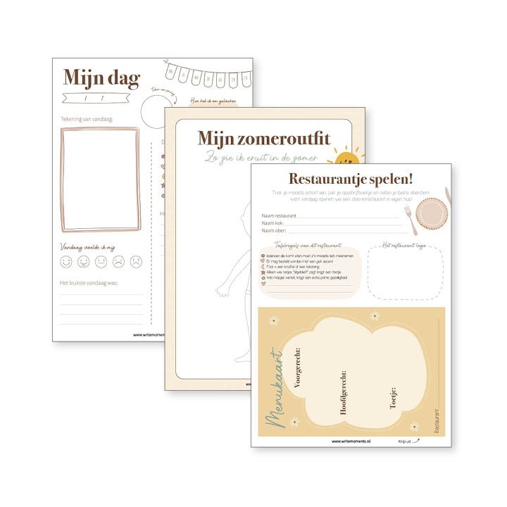 Printable zomer bucketlist + vakantie activiteiten voor