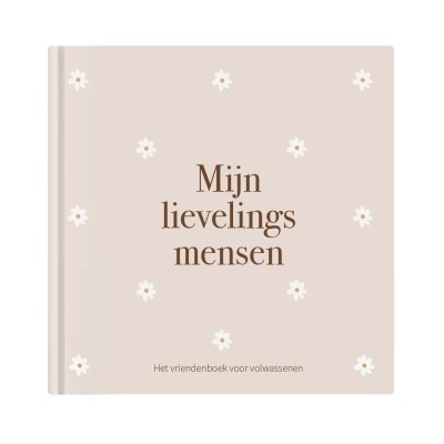 Vriendenboek volwassenen 'Mijn lievelingsmensen' | madelief
