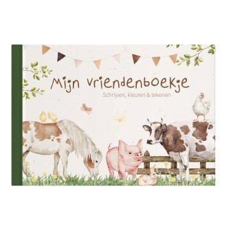 Vriendenboekje boerderij, het leukste vriendenboekje van 4-8