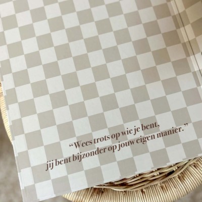 Bewaarmap schoolwerk | geblokt | Writemoments
