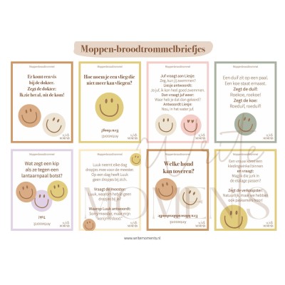 Moppen broodtrommelbriefjes – printable moppen voor kinderen