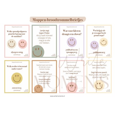 Moppen broodtrommelbriefjes – printable moppen voor kinderen