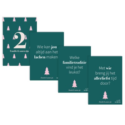 Feestdagen kletskaarten voor het hele gezin | Writemoments