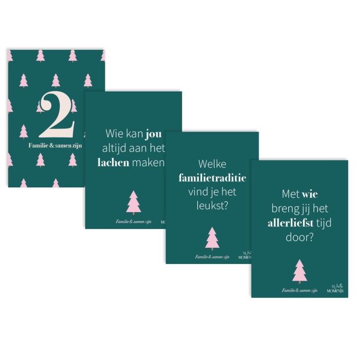 Feestdagen kletskaarten voor het hele gezin | Writemoments