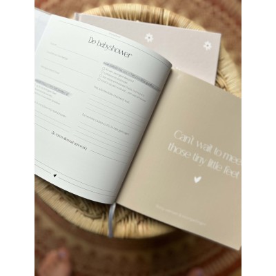 Babyshower boek | madelief | Writemoments
