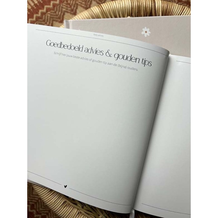 Babyshower boek | neutraal | Writemoments