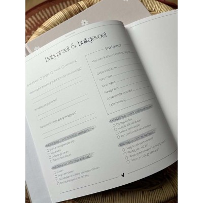 Babyshower boek | neutraal | Writemoments