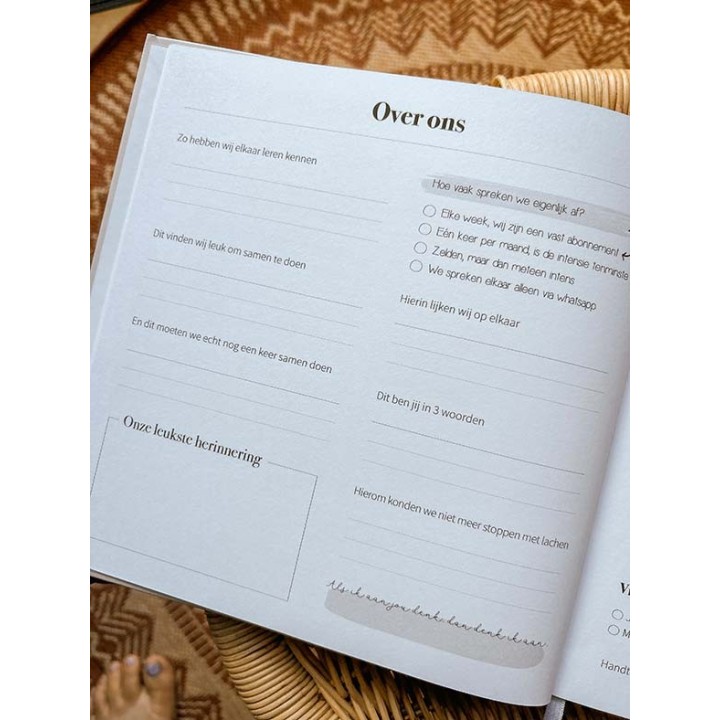 Vriendenboek volwassenen 'Mijn lievelingsmensen' | neutraal