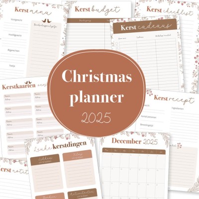 Kerstplanner | Printable | Writemoments