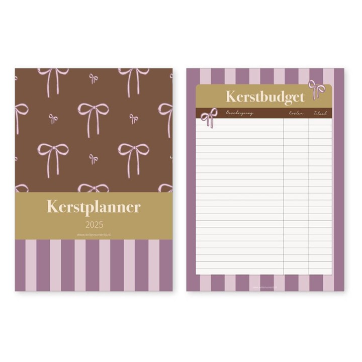 Kerstplanner 2025 NIEUW | Printable | Writemoments